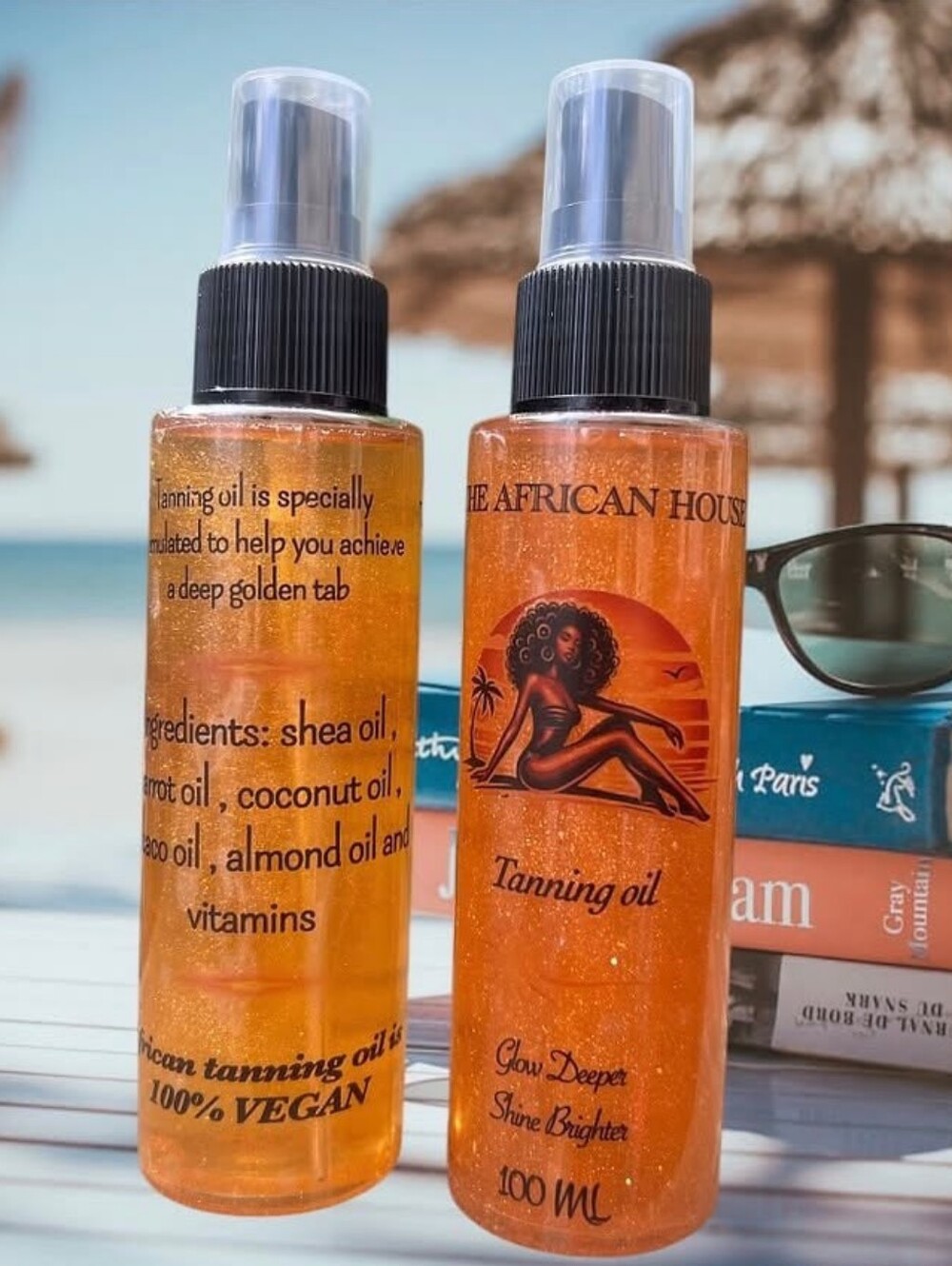 Golden Tanning Oil - Shimmering Orange 100ml